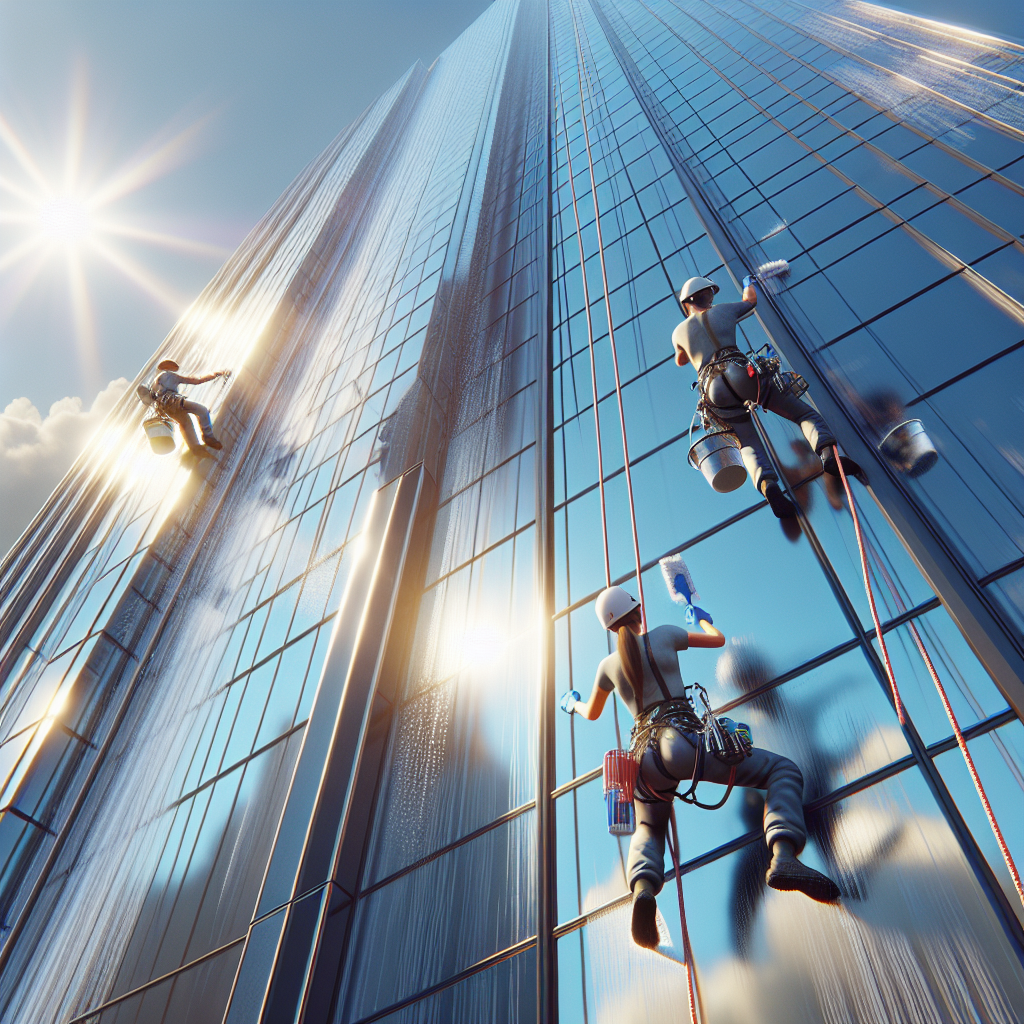 Okna bez lešení? Čistota s lanem ušetří tisíce